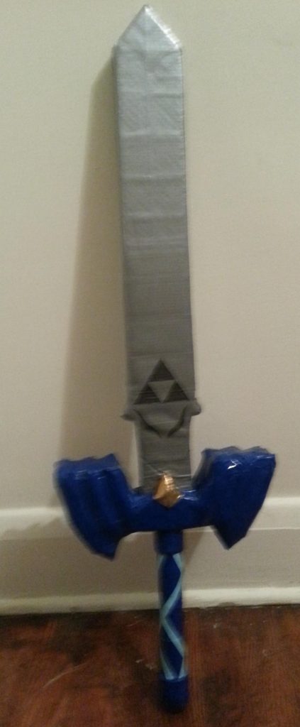 This sword was a pain to make. the hilt was more intricate than I thought.