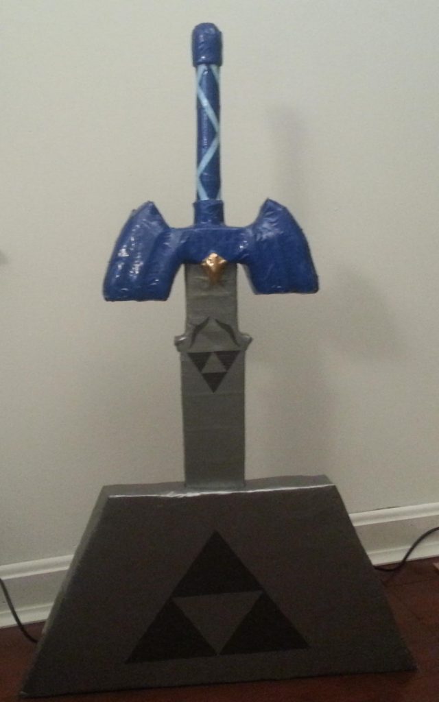 Here is the display with the sword.
