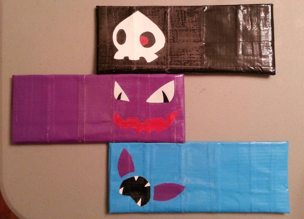Made a set of 3 new poke-wallets.  This set features Duskull, Haunter, and Zubat.