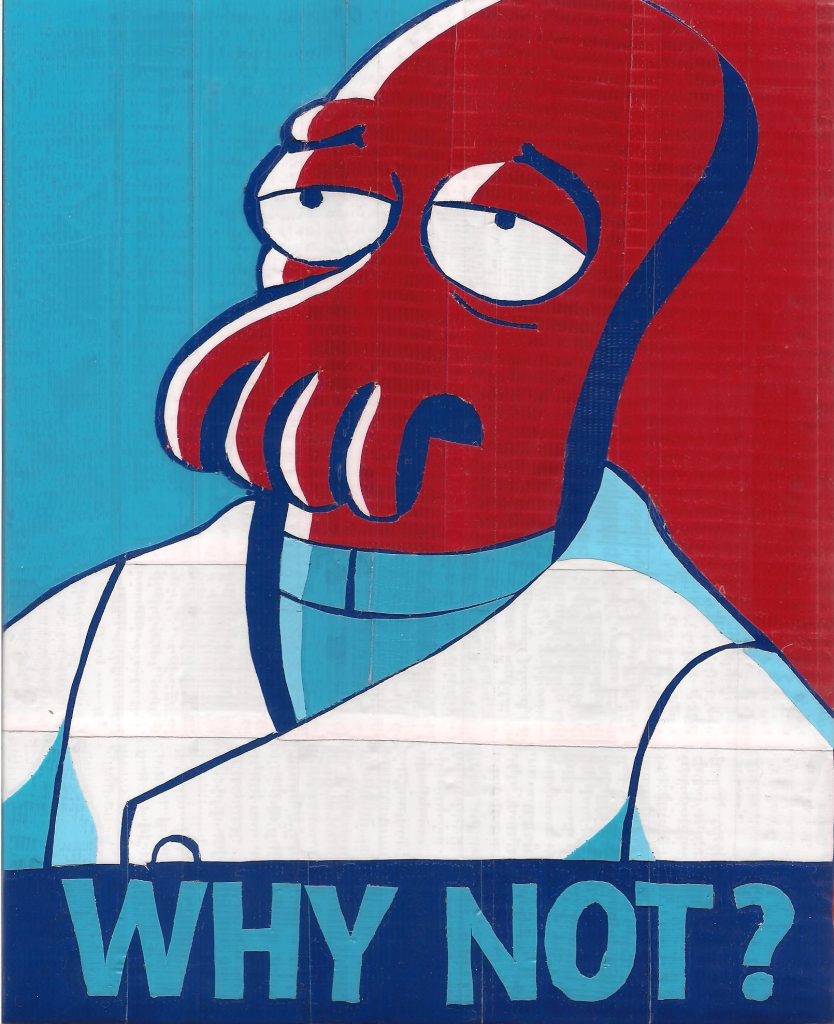 Need to look at one of my prints? Why not Zoidberg?