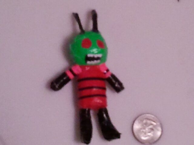 From Invader Zim. Wanted to make a cute small figure. Was thinking of making some for a variety of shows, but I never did.